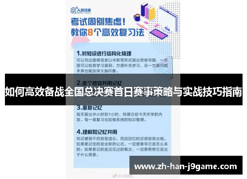 如何高效备战全国总决赛首日赛事策略与实战技巧指南