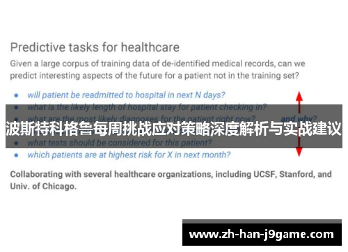 波斯特科格鲁每周挑战应对策略深度解析与实战建议 波斯特科格鲁每周挑战应对策略深度解析与实战建议